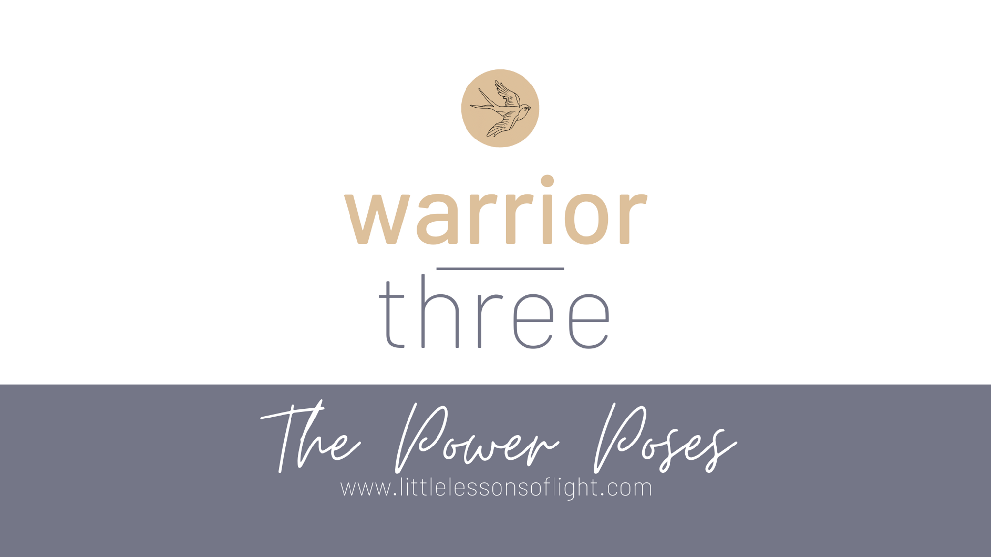 Warrior Three Tutorial with Kate. Taken from the Foundations in Yoga Series by www.littlelessonsoflight.com